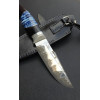 БЛАКИТНИЙ СОКІЛ авторський ніж ручної роботи майстра Fomenko Knifes, К390, 64-65 HRC, замовити купити в Україні